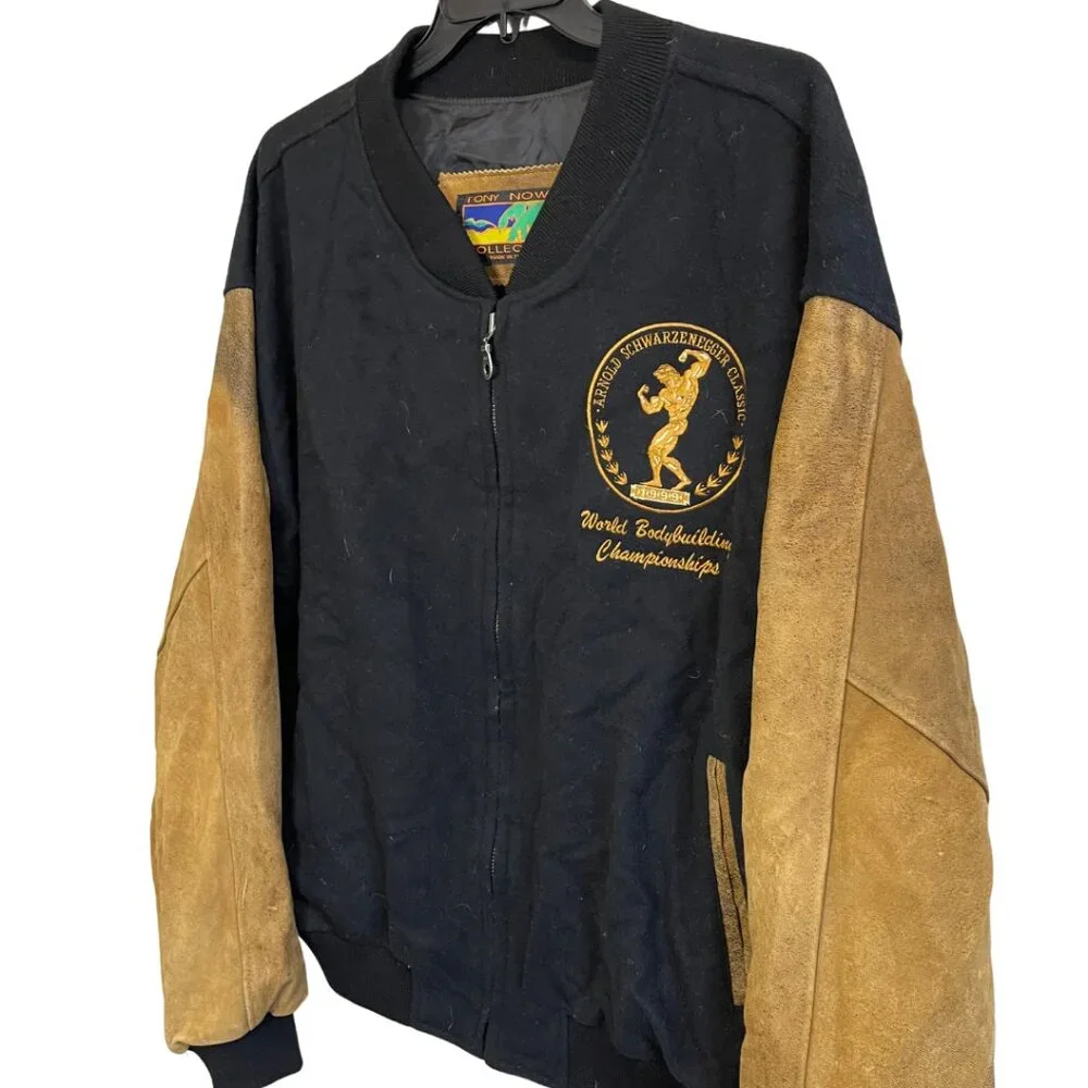 Vintage 1999 Arnold Schwarzenegger Classic World Body Building Jacket XXXL